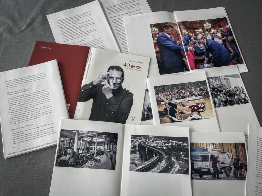 Tripa del libro 40 años guiñando el ojo