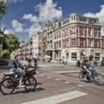 Bicicletas por las calles de Amsterdam