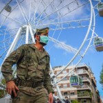 Ambiente por el centro de Granada cuando ya se podía salir a la calle