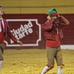 Espectáculo de Forcados en la plaza de toros de Atarfe. Foto: Ramón L. Pérez