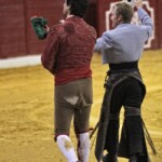 Espectáculo de Forcados en la plaza de toros de Atarfe. Foto: Ramón L. Pérez