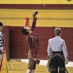 Espectáculo de Forcados en la plaza de toros de Atarfe. Foto: Ramón L. Pérez