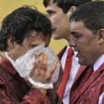 Espectáculo de Forcados en la plaza de toros de Atarfe. Foto: Ramón L. Pérez